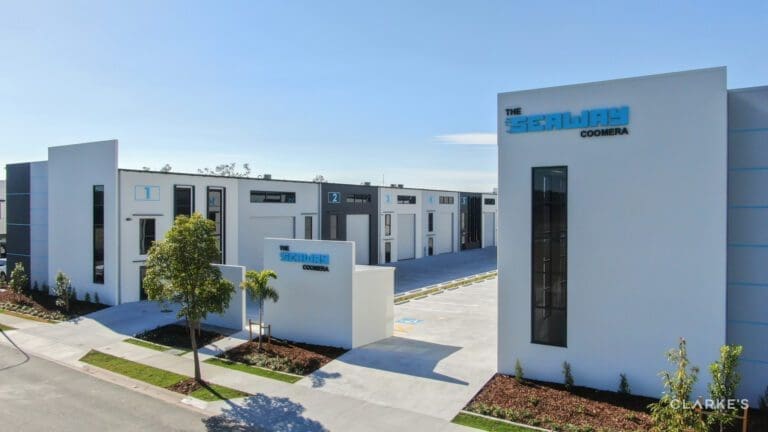 Tilt panel commercial construction project South east Queensland. Clarkes design and construct are local industrial and commercial builders on the Gold Coast.