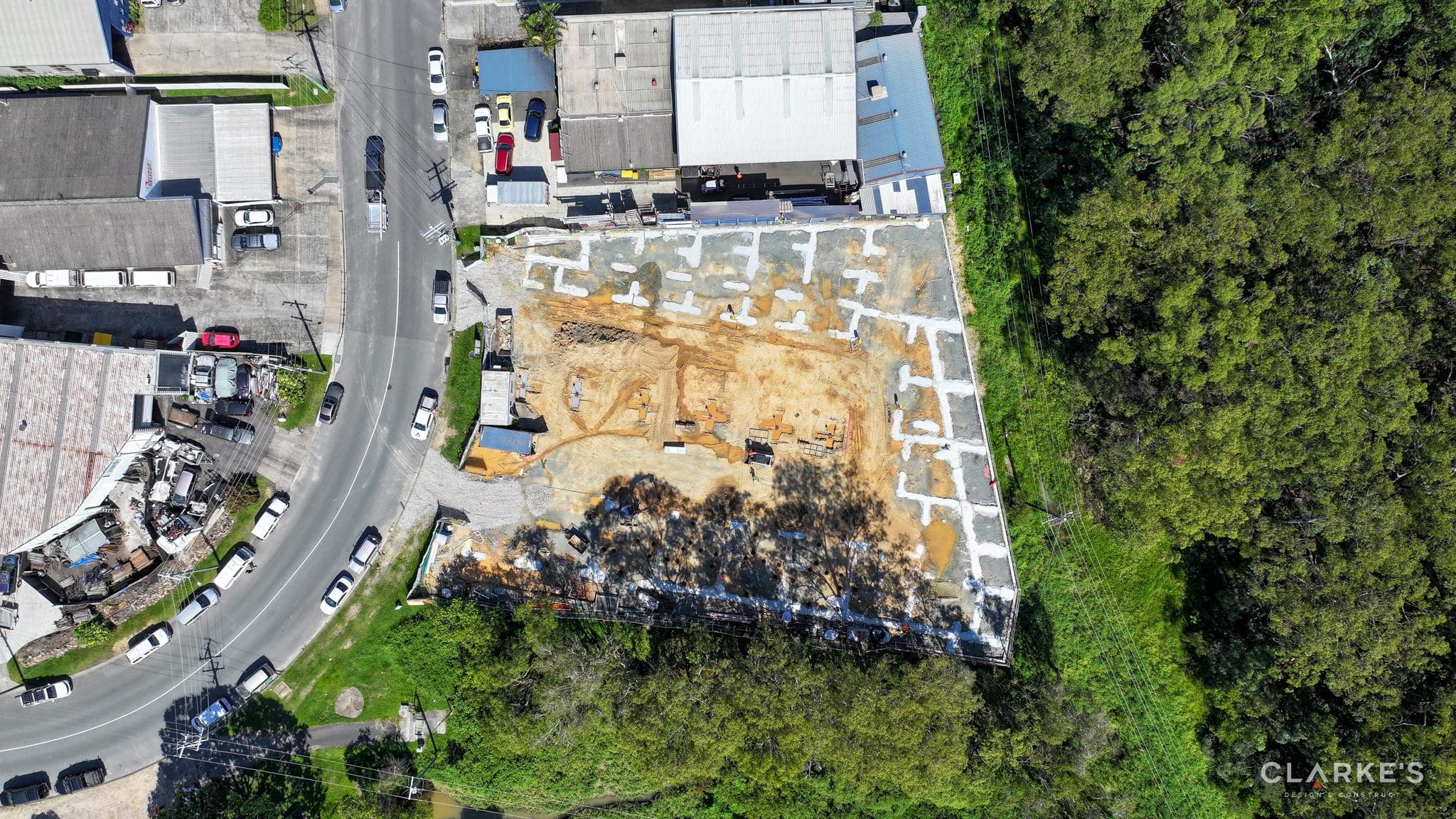 The Vault 2.0 Burleigh Heads commercial project drone image